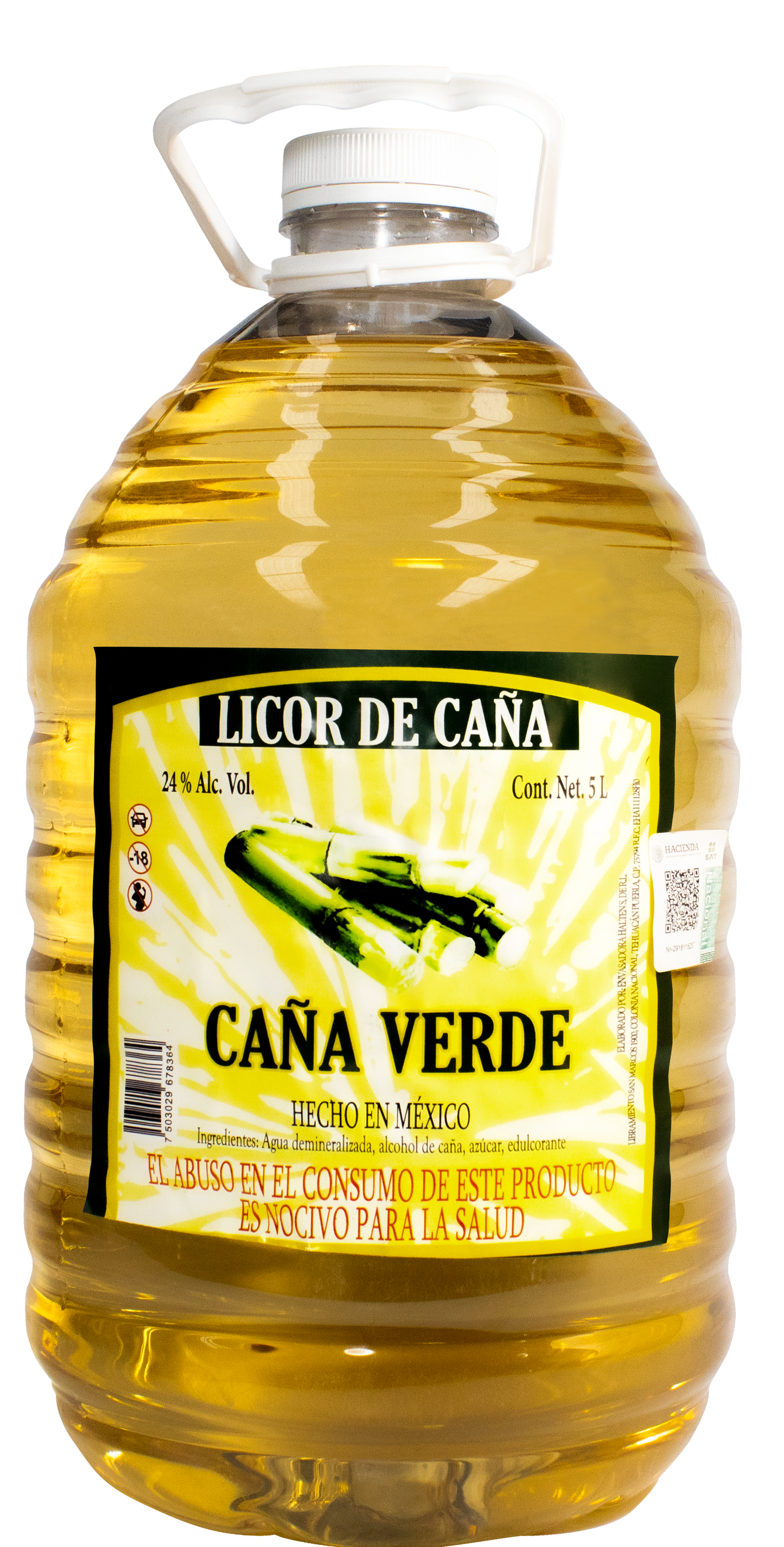 LICOR DE CAÑA 24% ALC VOL | CAÑA VERDE