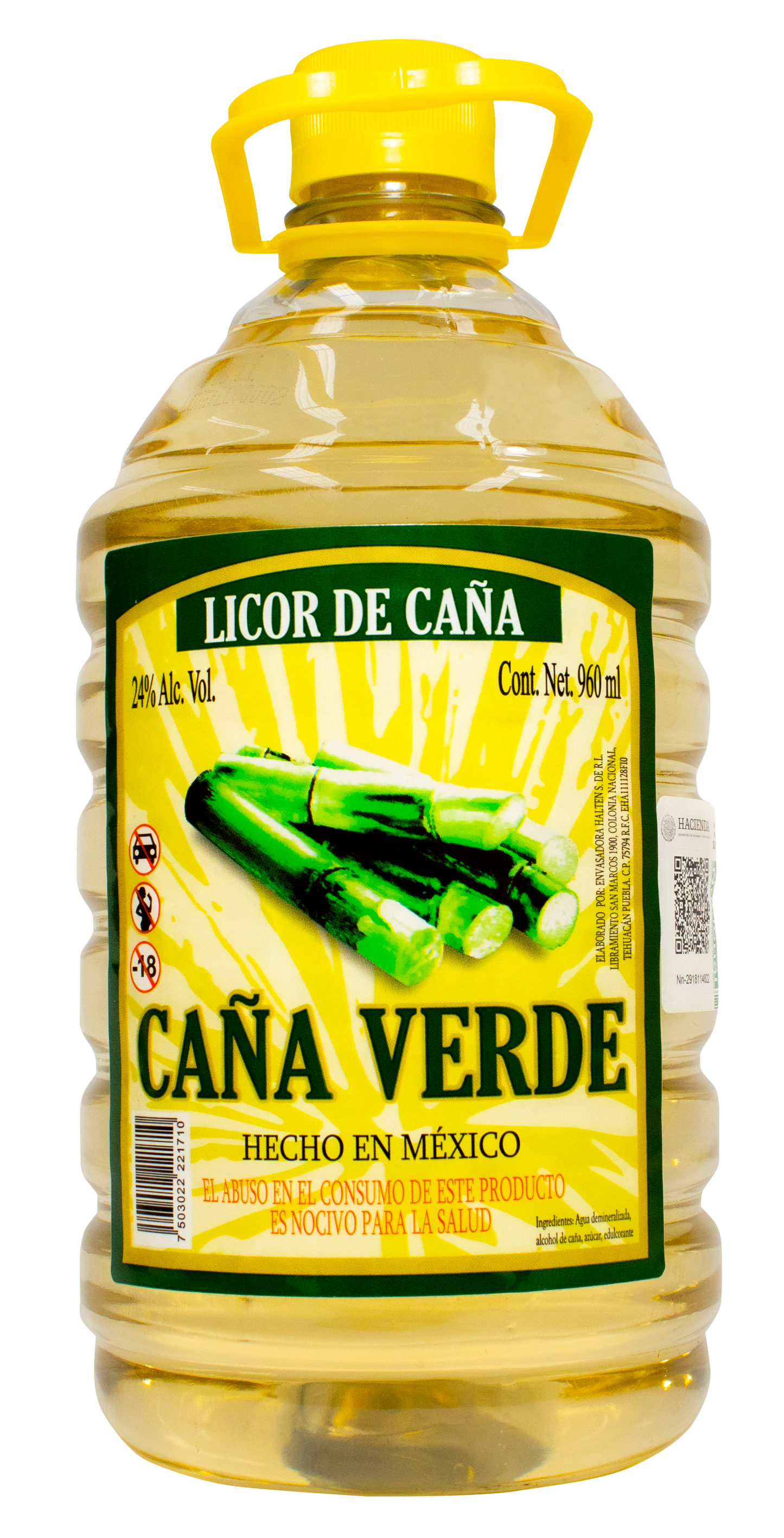 LICOR DE CAÑA 24% ALC VOL | CAÑA VERDE