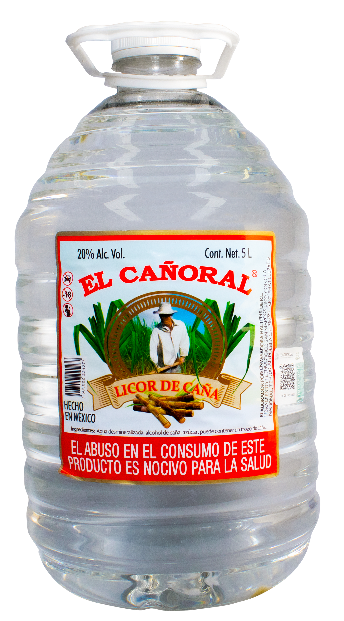 LICOR DE CAÑA 20% ALC VOL | EL CAÑORAL