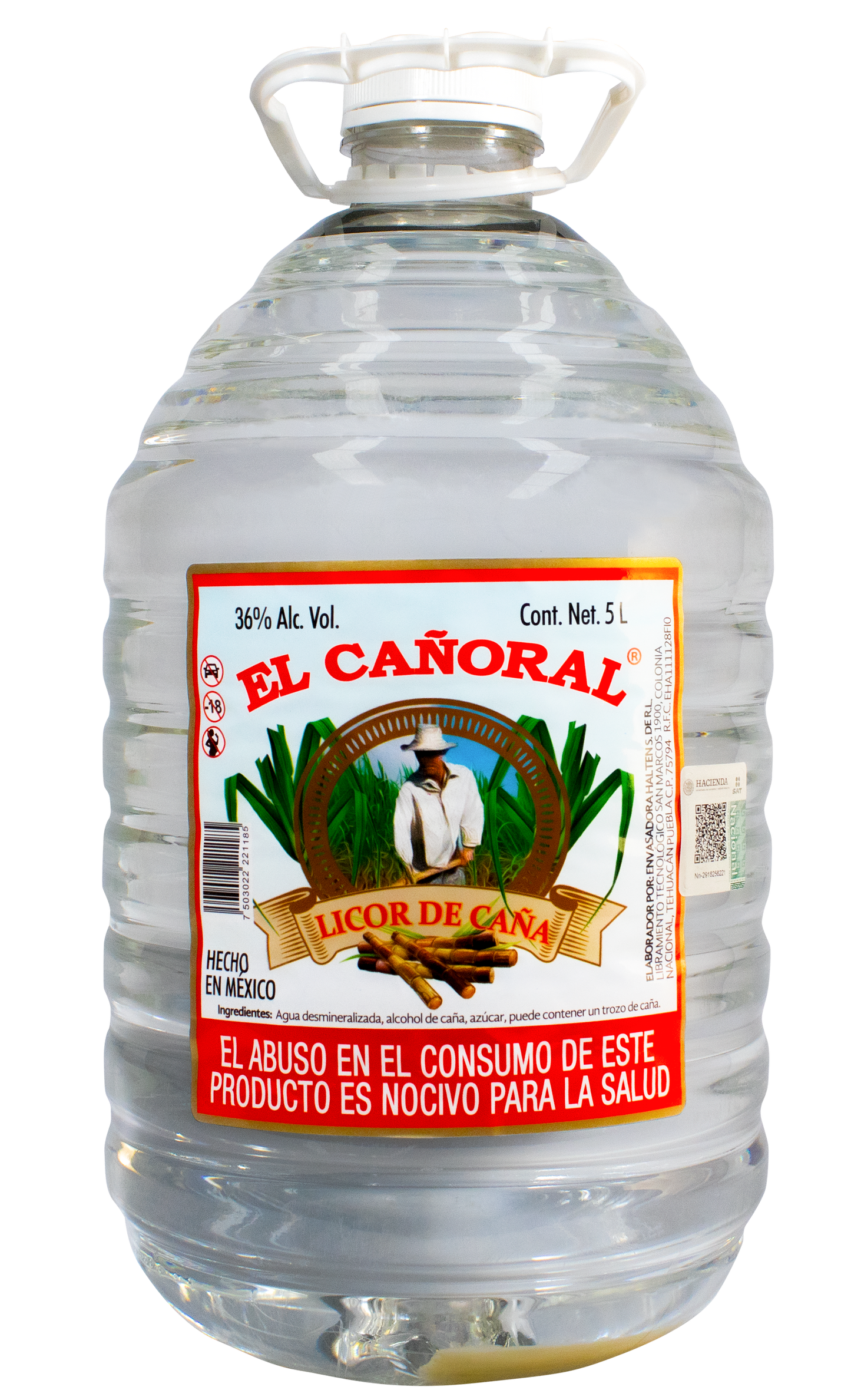 LICOR DE CAÑA 36% ALC VOL | EL CAÑORAL