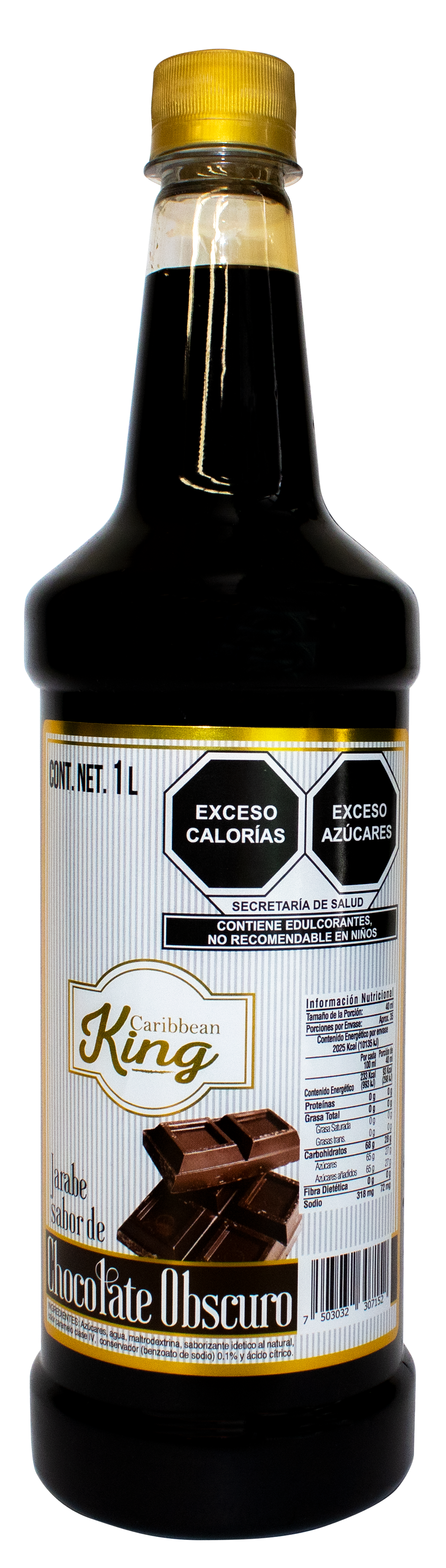 JARABE SABOR CHOCOLATE OSCURO