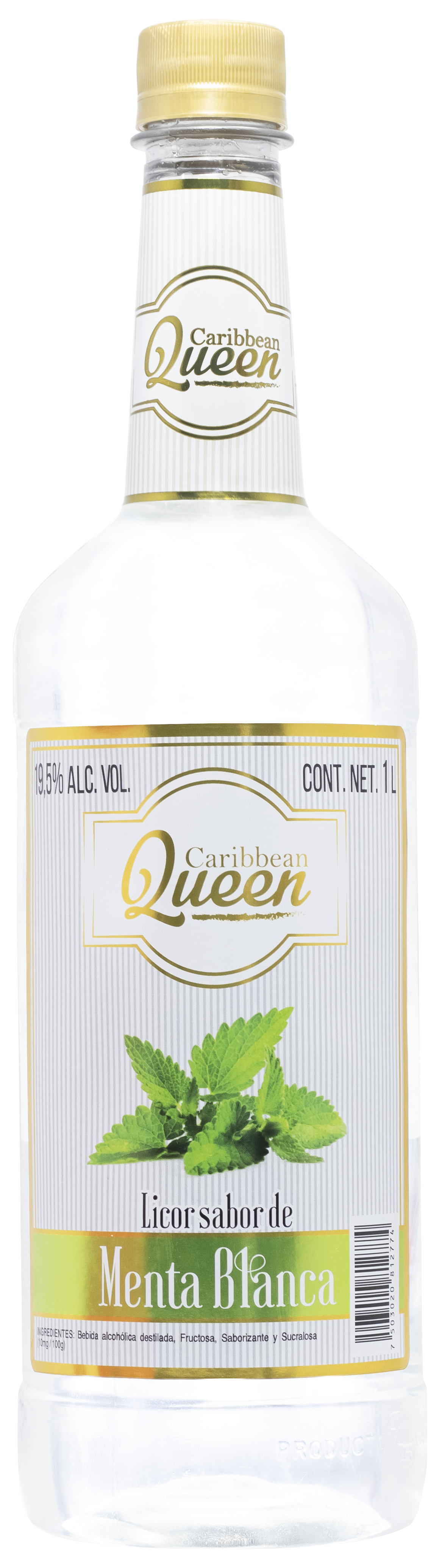 LICOR SABOR DE MENTA BLANCA 19.5% ALC VOL