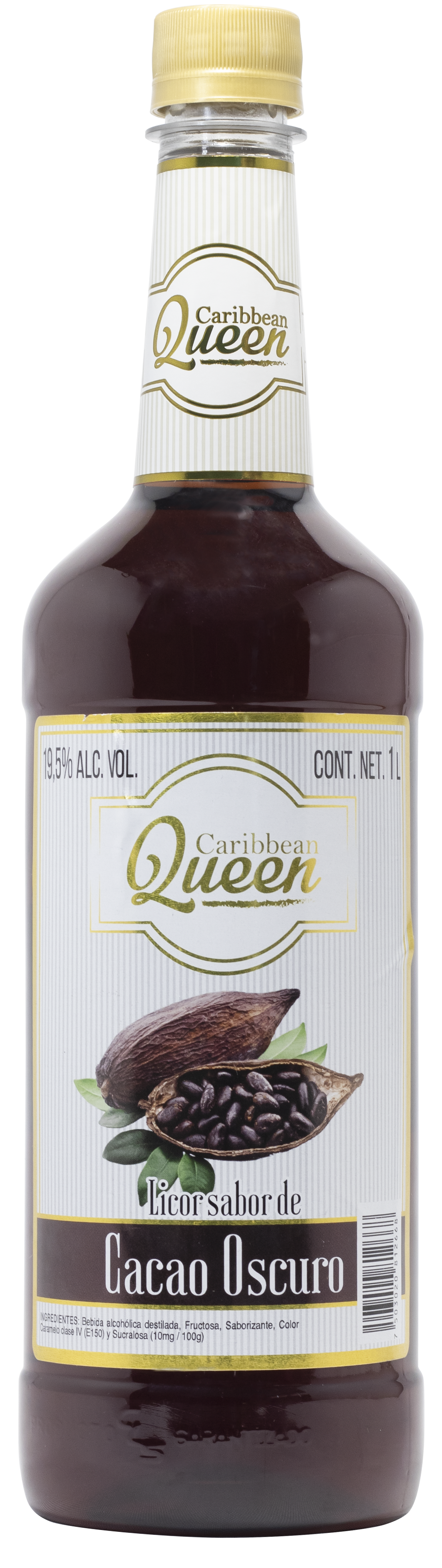 LICOR SABOR DE CACAO OSCURO 19.5% ALC VOL