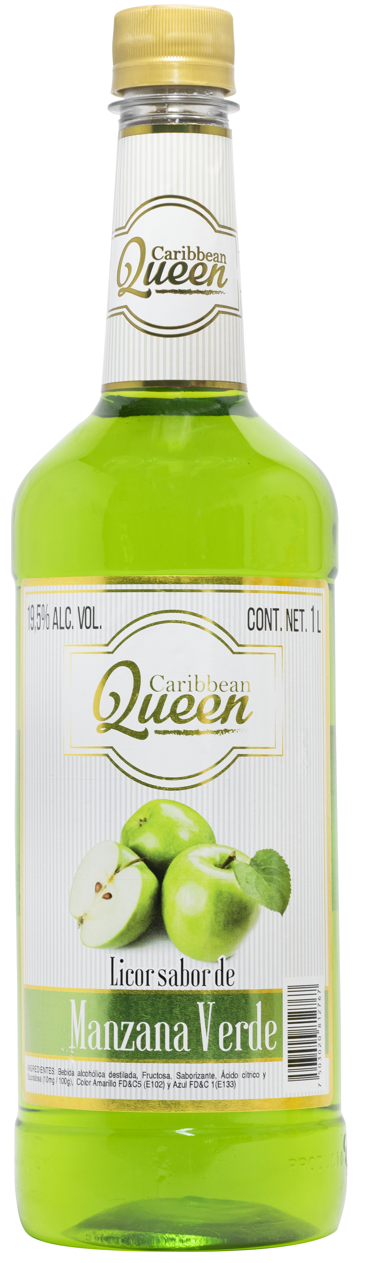 LICOR SABOR DE MANZANA VERDE 19.5% ALC VOL