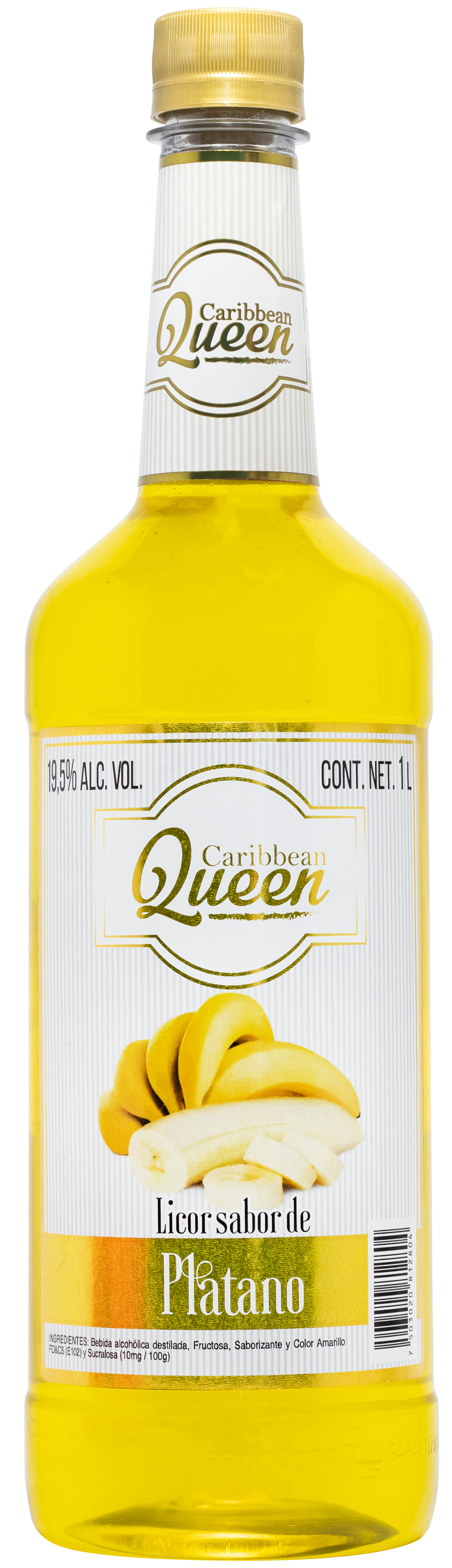 LICOR SABOR DE PLATANO 19.5% ALC VOL