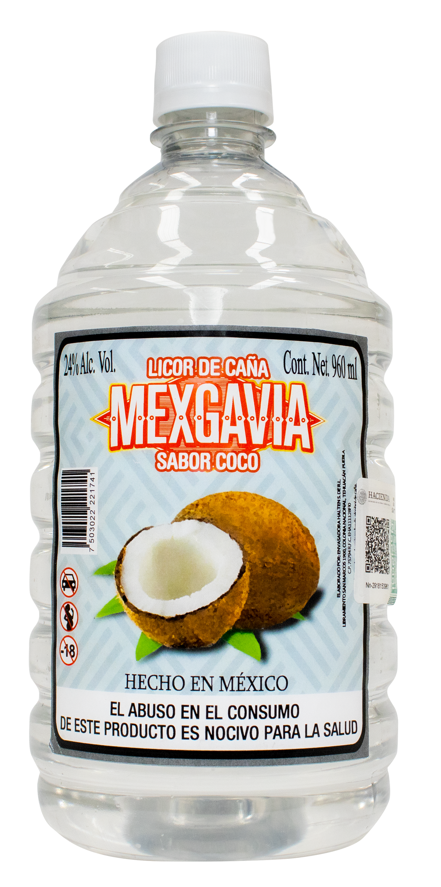 LICOR SABOR DE COCO 24% ALC VOL