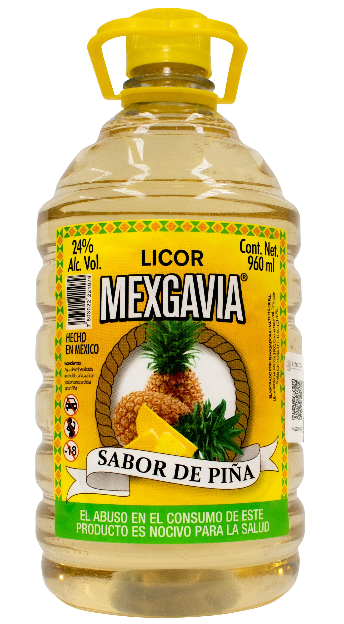LICOR SABOR DE PIÑA 24% ALC VOL
