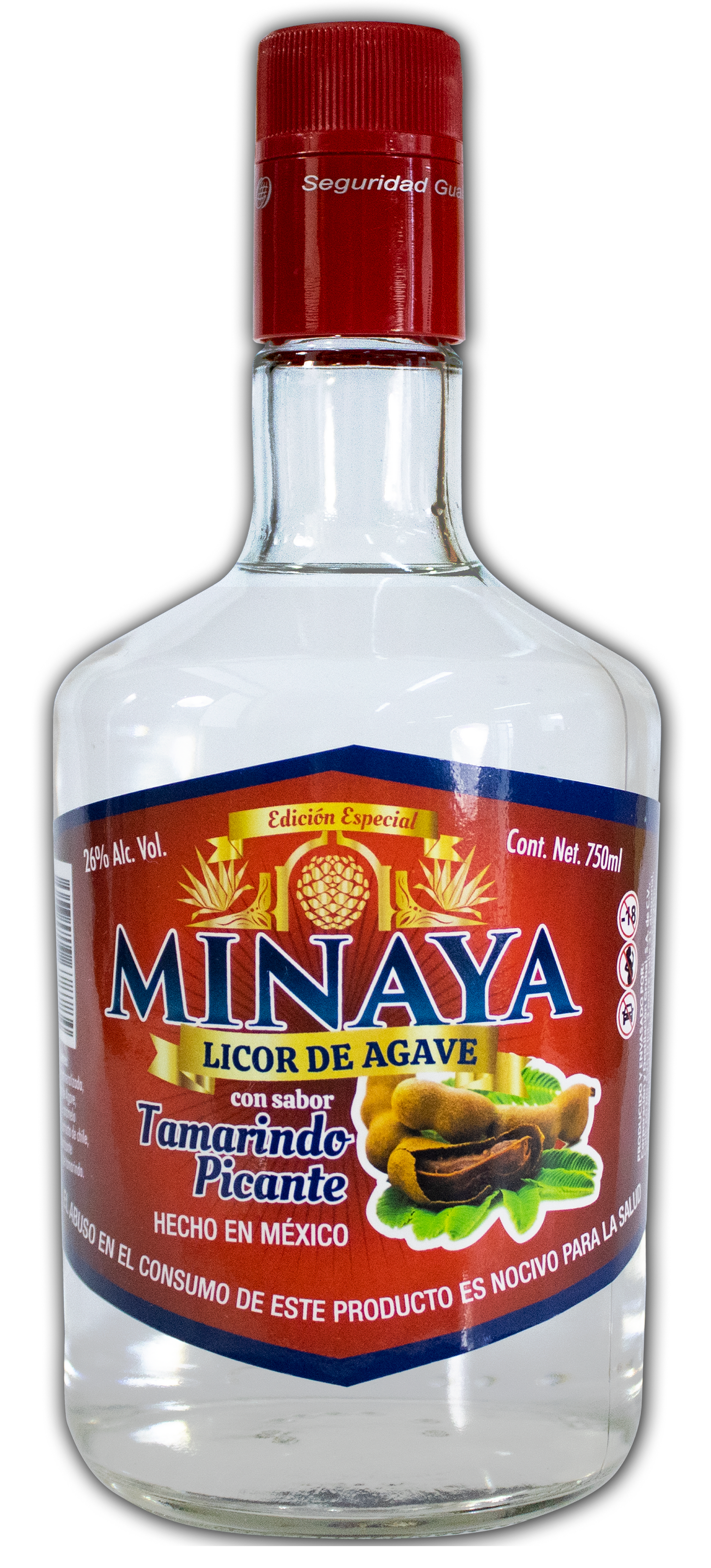 MINAYA | LICOR DE AGAVE SABOR TAMARINDO PICANTE 26% ALC VOL