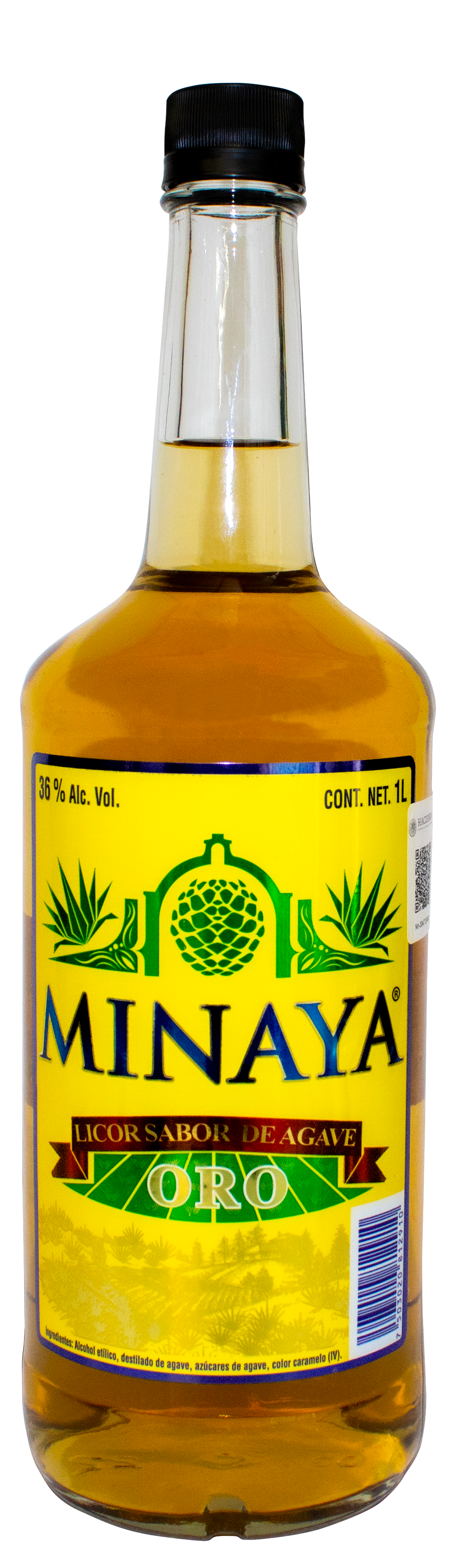 LICOR DE AGAVE ORO 36% ALC VOL