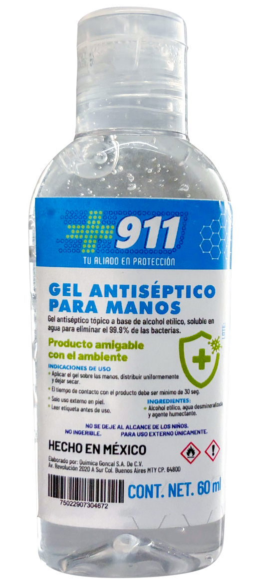GEL ANTIBACTERIAL 911
