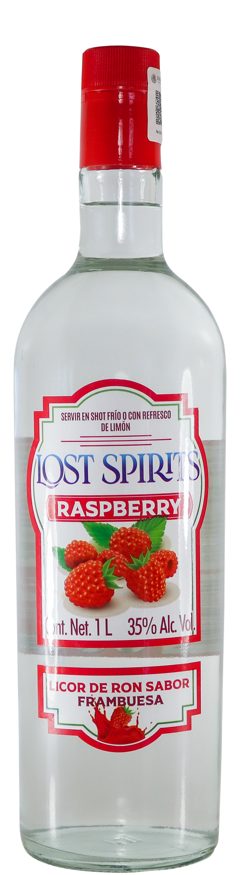 LICOR DE RON SABOR RASPBERRY 35% ALC VOL – Caribe Queen