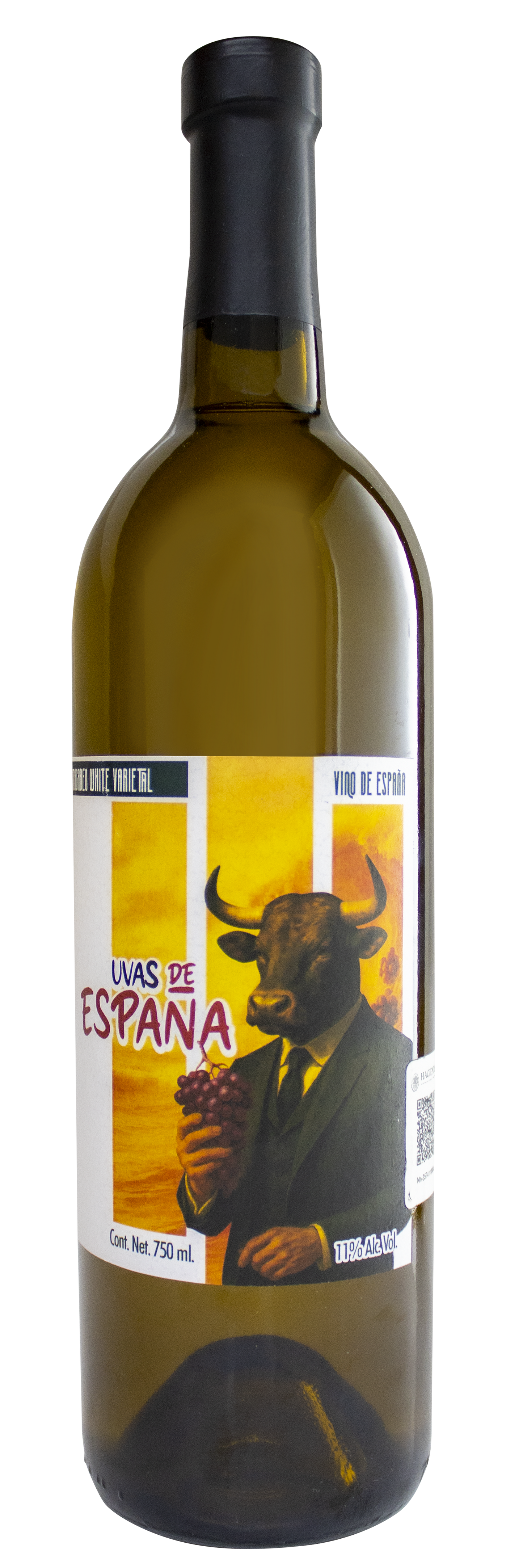 UVAS DE ESPAÑA | MACABEO WHITE VARIETAL, 11 % ALC VOL