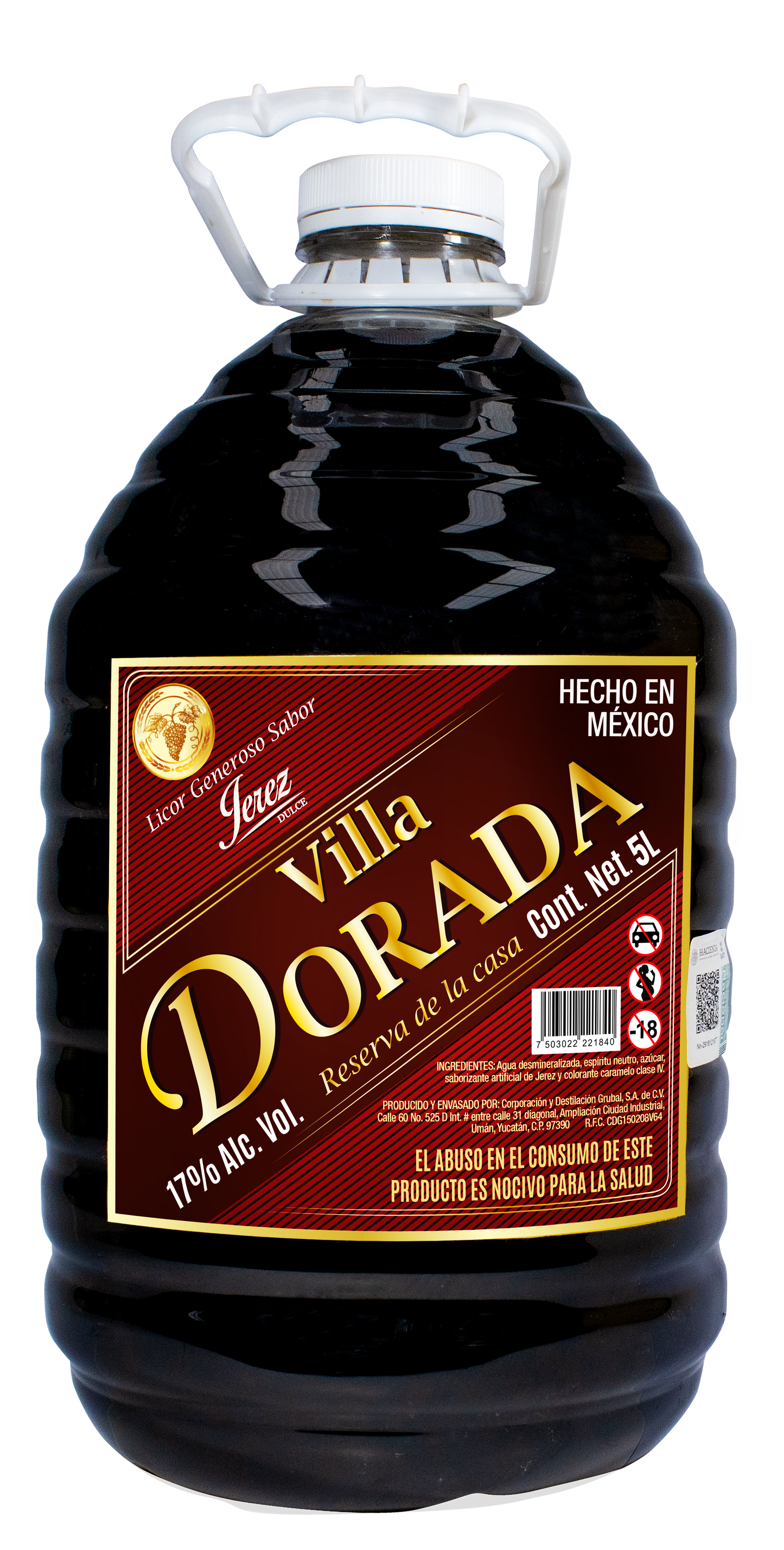 LICOR GENEROSO SABOR JEREZ 17% ALC VOL