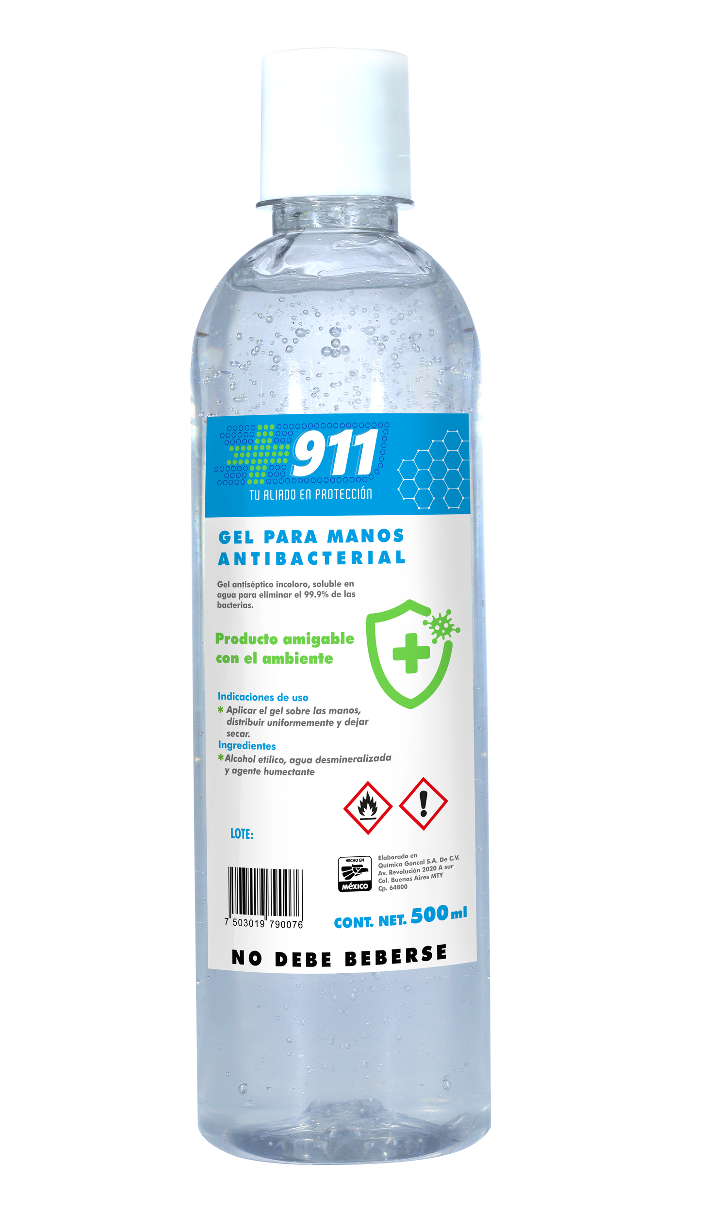 GEL ANTIBACTERIAL 911