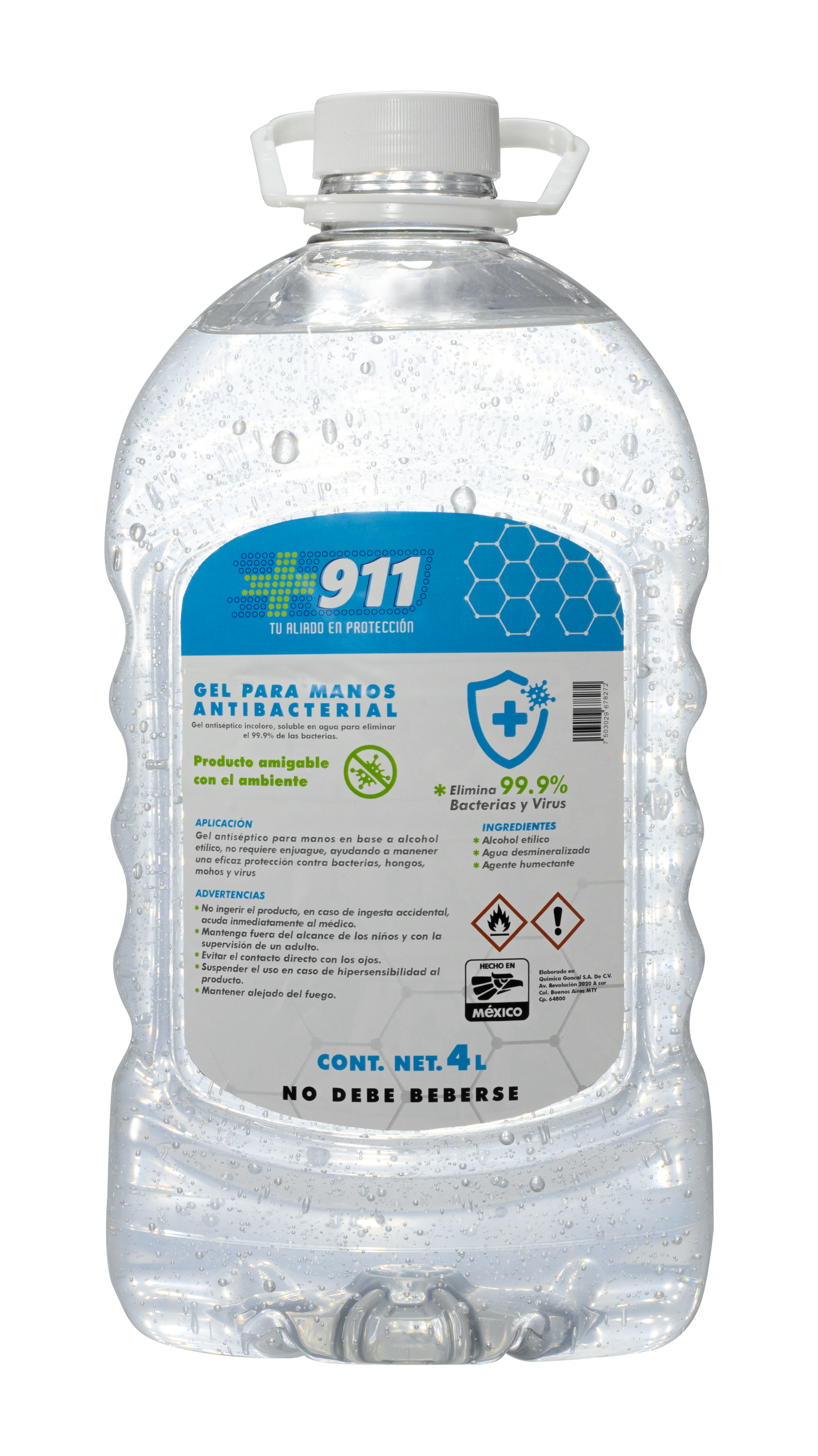 GEL ANTIBACTERIAL 911